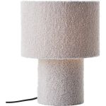 Brilliant Lampe De Chevet Teddy Métal Textile Gris | 230mm - Convient pour 1x E27