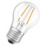 Osram Classic LED E27 Boule Filament Claire 4W 470lm - 827 Blanc Très Chaud | Équivalent 40W