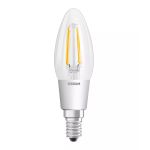 Osram Superstar Classic LED E14 Bougie Filament Claire 4W 470lm - 822-827 Dim To Warm | Dimmable - Équivalent 40W