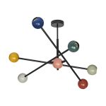 Ledvance Decor Bulle Acier Suspension Luminaire Multicolore | Convient pour 6X E27