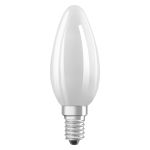 Ledvance Classic LED E14 Bougie Filament Dépolie 5.5W 806lm - 827 Blanc Très Chaud | Équivalent 60W
