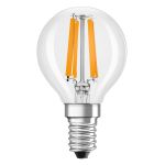 Ledvance Classic LED E14 Poire Filament Claire 4.2W 470lm - 927 Blanc Très Chaud | Meilleur rendu des couleurs - Dimmable - Équivalent 40W