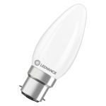 Ledvance Classic LED B22 Bougie Dépolie 3.4W 470lm - 827 Blanc Très Chaud | Équivalent 40W
