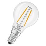 Ledvance Classic LED E14 Poire Filament Claire 1.8W 250lm - 827 Blanc Très Chaud | Équivalent 25W