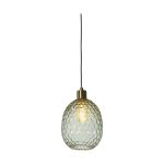 It's about RoMi Suspension Luminaire Venice Verre Vert | Convient pour 1x E27 