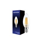 Noxion Lucent LED E14 Bougie Filament Claire 4.5W 470lm - 827 Blanc Très Chaud | Équivalent 40W