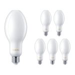 Lot 6x Philips TrueForce Core LED E27 HPL/SON Dépolie 18W 3000lm 300D - 830 Blanc Chaud | Équivalent 80W