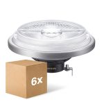 Lot 6x Philips MASTER Spot LED G53 AR111 14.8W 875lm 24D - 930 Blanc Chaud | Meilleur Rendu Des Couleurs - Dimmable - Équivalent 75W