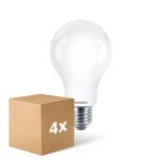 Lot 4x Philips Classic LED Ampoule E27 Poire Dépolie 17.5W 2452lm - 840 Blanc Froid | Équivalent 150W