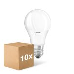 Lot 10x Osram Parathom LED Star E27 Poire Dépolie 8.5W 806lm - 827 Blanc Très Chaud | Équivalent 60W