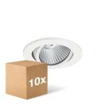 Lot 10x Philips Spot LED Claire Accent G2 RS061B 6W 550lm 36D - 840 Blanc Froid | 80mm - Dimmable 