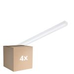 Lot 4x Philips Réglette LED CoreLine Blanc 37W 5200lm - 865 Lumière Du Jour | 150cm - - Équivalent 2x58W