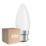 Lot 10x Ledvance Classic Performance LED Ampoule B22d Bougie Filament Dépolie 4.8W 470lm - 827 Blanc Très Chaud | Dimmable - Équivalent 40W