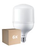 Lot 6x Philips TrueForce Core LED E27 HPL/HPI/SON Dépolie 35W 4800lm 180D - 830 Blanc Chaud | Équivalent 125W