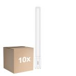 Lot 10x Philips CorePro PL-L LED Ampoule Mains 24W - 830 Blanc Chaud | 4-Pins - Équivalent 55W