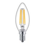Philips Corepro LED Bougie E14 Filament Claire 6.5W 806lm - 827 Blanc Très Chaud | Équivalent 60W