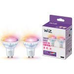 Pack duo 2x WiZ Smart Spot LED GU10 PAR16 5W 400lm 36D | Meilleur Rendu Des Couleurs - Dimmable - Équivalent 50W