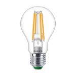 Philips Master Ultra Efficient LED E27 Poire Filament Claire 4W 840lm - 827 Blanc Très Chaud | Dimmable - Équivalent 60W