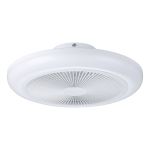 Eglo Ventilateur Sayulita 1 ABS Blanc 25.3W 820lm - 827-865 Variable Blanc + RGB | Dimmable