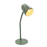 Eglo Lampe De Chevet Carlo Acier Vert | Convient pour 1x E14