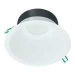 Philips Downlight LED Coreline DN142B Aluminium Blanc 11W 1200lm 60D - 830 Blanc Chaud | Diamètre 155mm - IP54 - Blanc Réflecteur