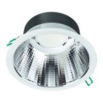 Philips Downlight LED Coreline DN142B Aluminium Blanc 19.2W 2300lm 60D - 840 Blanc Froid | Diamètre 200mm - IP20 - UGR<19