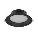 Noxion Downlight LED Hera Moyen Encastré Noir 21W 2400lm - 827-840 CCT | 226mm - Diamètre 200mm