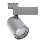 Noxion Spot LED sur rail 3 phases  Spot Stella Gris 35W 3200lm 36D - 940 Blanc Froid | Meilleur rendu des couleurs