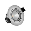 Noxion Spot LED Hydro inclinable ignifugé Aluminium 6W 400lm 36D - 927 Blanc Très Chaud | Diamètre 83mm - IP65 - Meilleur rendu des couleurs - Dimmable