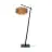 Good&Mojo Lampadaires Salon Bhutan Bambou Noir L| Convient pour 1x E27 
