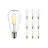 Lot 10x Noxion Lucent LED E27 Poire Filament Claire 4W 470lm - 827 Blanc Très Chaud | Équivalent 40W