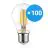 Lot 100x Noxion Lucent LED E27 Poire Filament Claire 4.5W 470lm - 822-827 Dim To Warm | Dimmable - Équivalent 40W