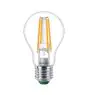 Philips Master Ultra Efficient LED E27 Poire Filament Claire 4W 840lm - 827 Blanc Très Chaud | Dimmable - Équivalent 60W