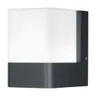 Ledvance Smart+ Wifi applique murale Cube Foncé Gris Extérieur 9.5W 500lm - 830 Blanc Chaud | RGBW - Dimmable