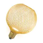 Osram Decor Plat Lamp In Métal Boîtier Vide  LED E27 Globe Dépolie Dorée 3.5W 300lm - 827 Blanc Très Chaud | Équivalent 25W