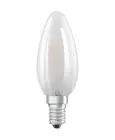 Ledvance Classic LED E14 Bougie Filament Dépolie 4W 470lm - 827 Blanc Très Chaud | Équivalent 40W