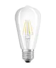 Ledvance Classic LED E27 Poire Filament Claire 4W 470lm - 827 Blanc Très Chaud | Équivalent 40W