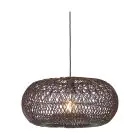 Good&Mojo Suspension Luminaire Arizona Rattan Burgundy S | Convient pour 1x E27 