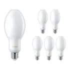 Lot 6x Philips TrueForce Core LED E27 HPL/SON Dépolie 18W 3000lm 300D - 830 Blanc Chaud | Équivalent 80W