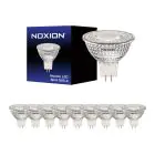 Lot 10x Noxion Spot LED GU5.3 MR16 3.4W 345lm 36D - 840 Blanc Froid | Équivalent 35W