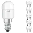 Lot 10x Ledvance LED Special T26 E14 Tubular Dépolie 2.3W 200lm - 827 Blanc Très Chaud | Équivalent 20W