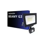 Noxion Projecteur LED Beamy G3 30W 3300lm 110D - 840 Blanc Froid | IP65 - Détecteur De Mouvement Et De Lumière - Symétrique