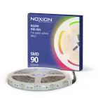 Noxion Rubans LED Naga 5 Mètre 24V - 90LEDs/m - 12W/m - RGBW - 930-965 Variable Blanc | 12mm - IP65 - Meilleur Rendu Des Couleurs - SMD2835+SMD5050