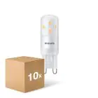 Lot 10x Philips CorePro LED Capsule G9 Dépolie 2.7W 300lm - 827 Blanc Très Chaud | Dimmable - Équivalent 25W