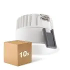 Lot 10x Ledvance LED  SPOT DARKLIGHT Aluminium  8W 680lm 36D - 930 Blanc Chaud | Diamètre 68mm - IP44 - Meilleur Rendu Des Couleurs -  Dimmable