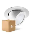 Lot 4x Noxion Downlight LED Forza Blanc 35W 3000lm 36D - 930 Blanc Chaud | 168mm - Meilleur Rendu Des Couleurs