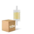 Lot 10x Ledvance Performance LED R7s Double Ended 78mm Claire 12W 1521lm - 827 Blanc Très Chaud | Dimmable - Équivalent 100W