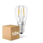 Lot 10x Ledvance Spécial LED E14 T26 Filament Claire 1.3W 110lm - 827 Blanc Très Chaud | Équivalent 12W
