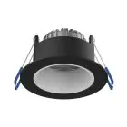 Noxion Spot LED Ares Profond Noir 6W 540lm 927-940 3CCT - avec Inner Cercle  Blanc | Diamètre 68mm