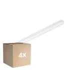 Lot 4x Philips Réglette LED CoreLine Blanc 37W 5200lm - 865 Lumière Du Jour | 150cm - - Équivalent 2x58W